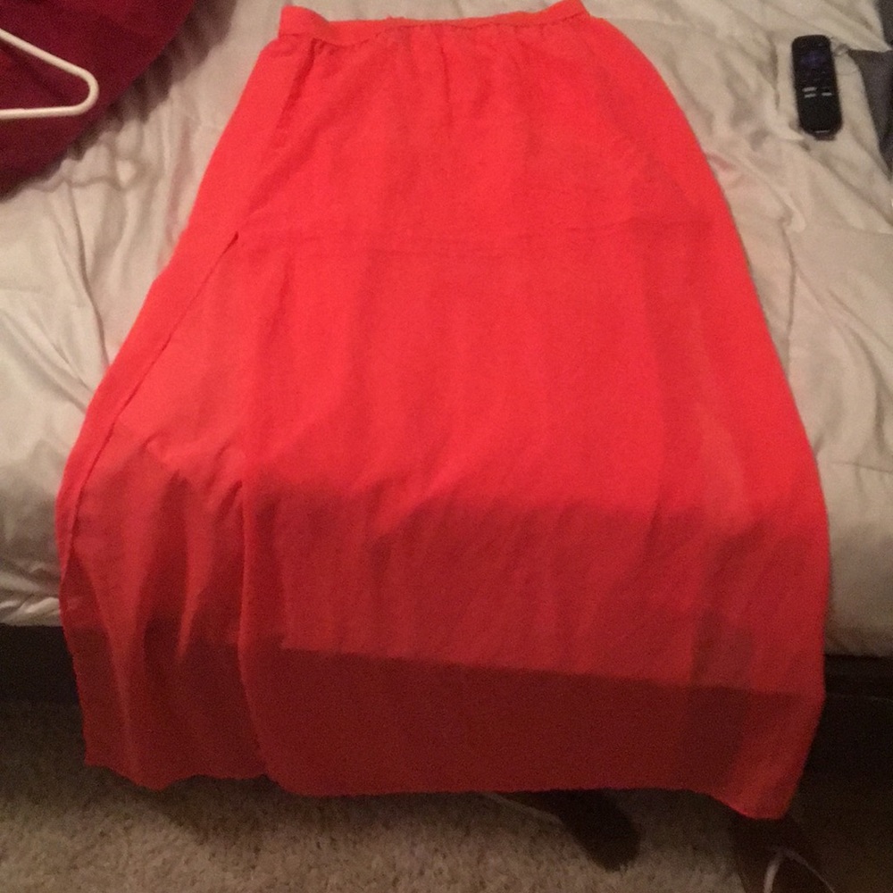 Coral Maxi Skirt